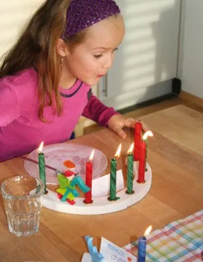 Grimms Birthday and Advent Ring Decoration - Handpainted Decorative Figure Number 7