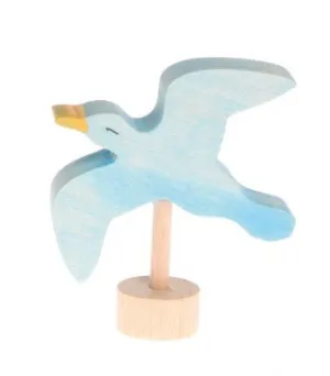 Grimms Birthday and Advent Ring Decoration - Handpainted Seagull