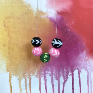 Hand-painted necklace – Zazu