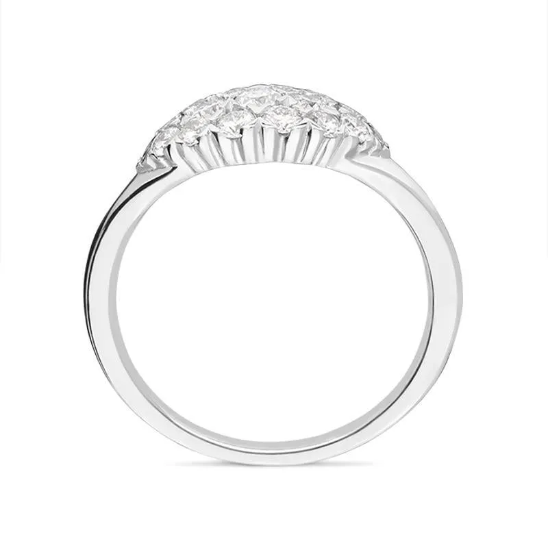 Hans D Krieger 18ct White Gold 0.50ct Diamond Marquise Ring