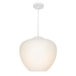 Helena Large Pendant Light - White