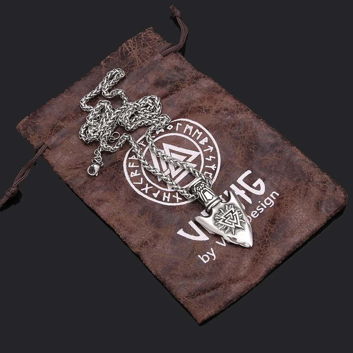 Hilda Arrow - Viking Pendant Necklace for Men by The Nevermore