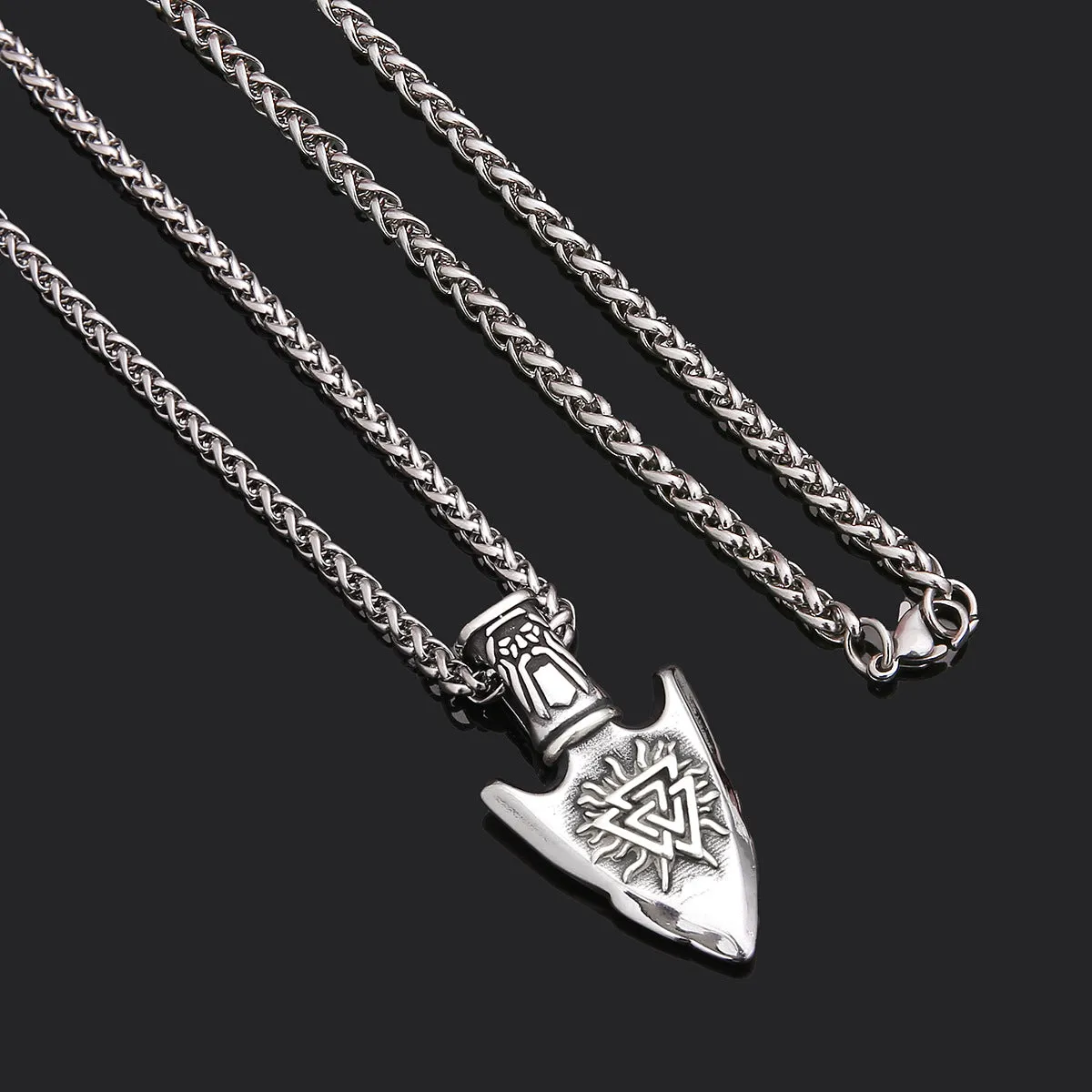 Hilda Arrow - Viking Pendant Necklace for Men by The Nevermore