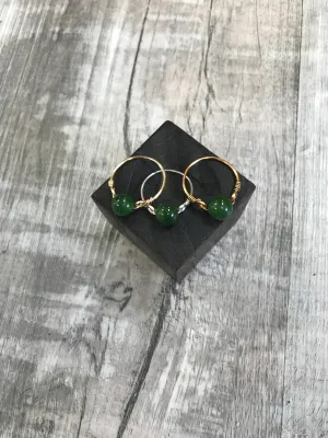 Jade Wire Wrapped Rings- Made in BC