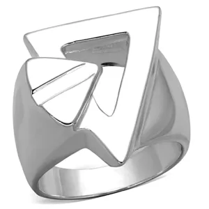 LOS773 - 925 Sterling Silver Ring Silver Women No Stone No Stone