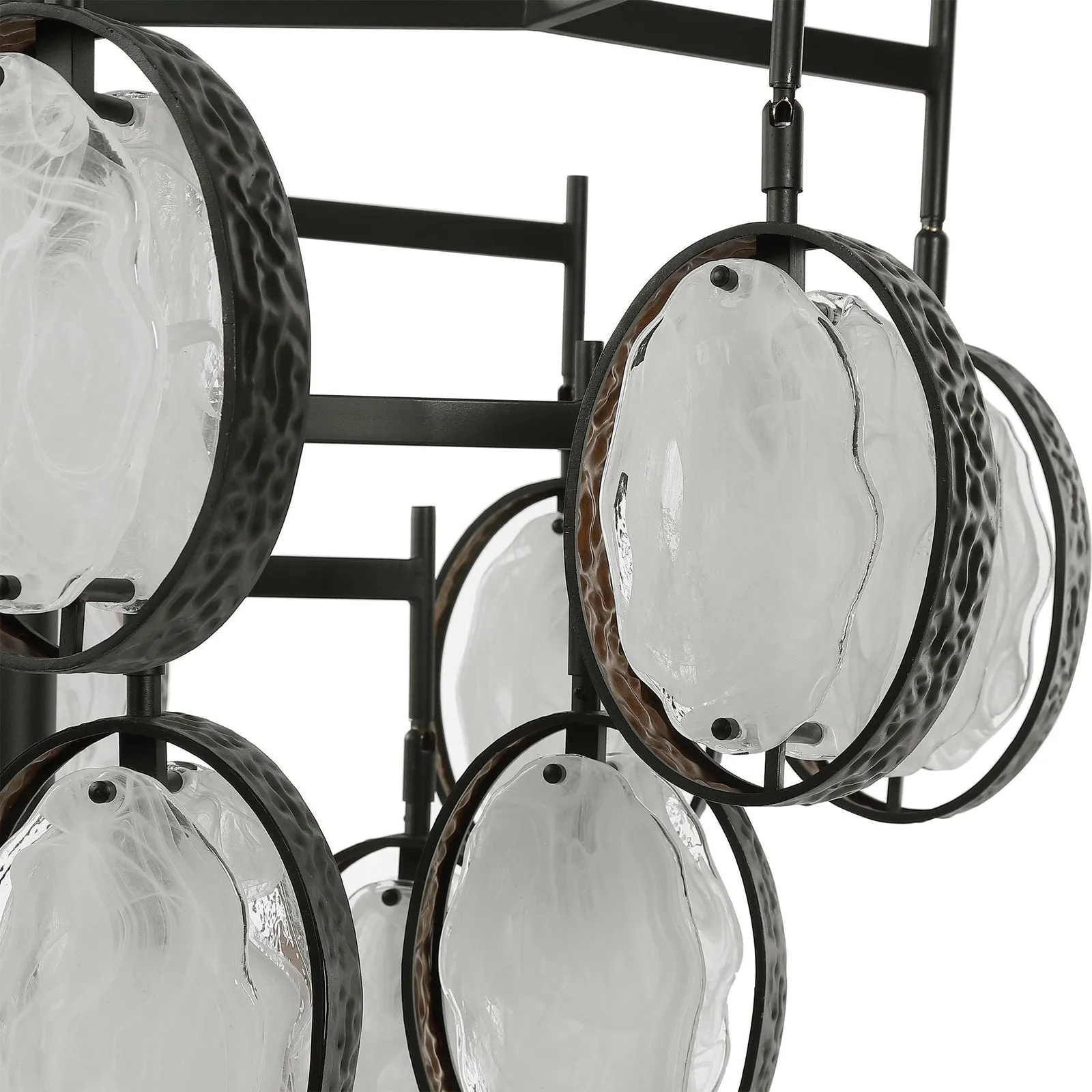 Maxin 15-Light Large Bronze Chandelier Mid-Century Modern – Uttermost