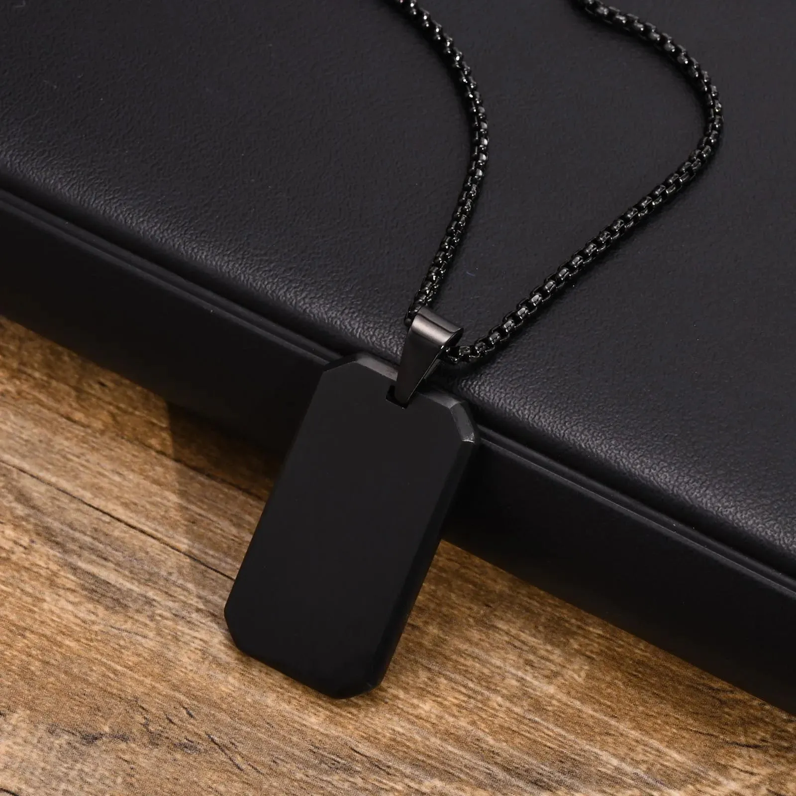 Men's New Stylish Geometric Neklaces with CZ Stone
