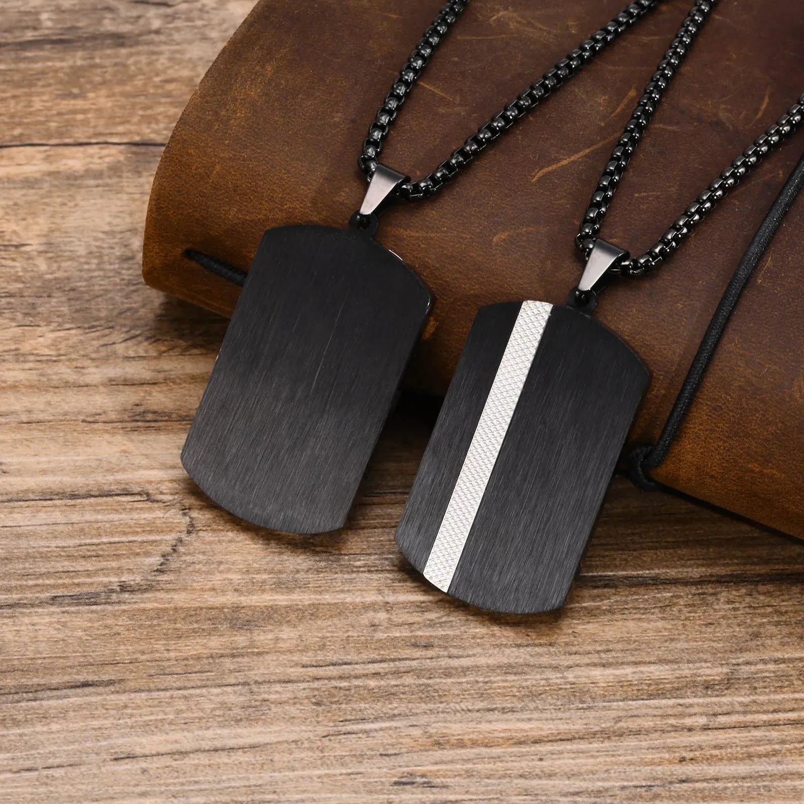 Men's New Stylish Geometric Neklaces with CZ Stone