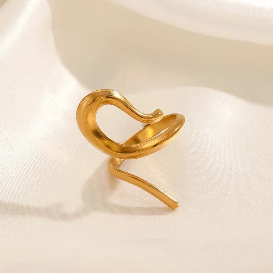 Minimalist Gold Wrap Ring