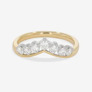 MONA - 18ct Gold 0.50ct | Diamond Wedding Ring Lab Grown