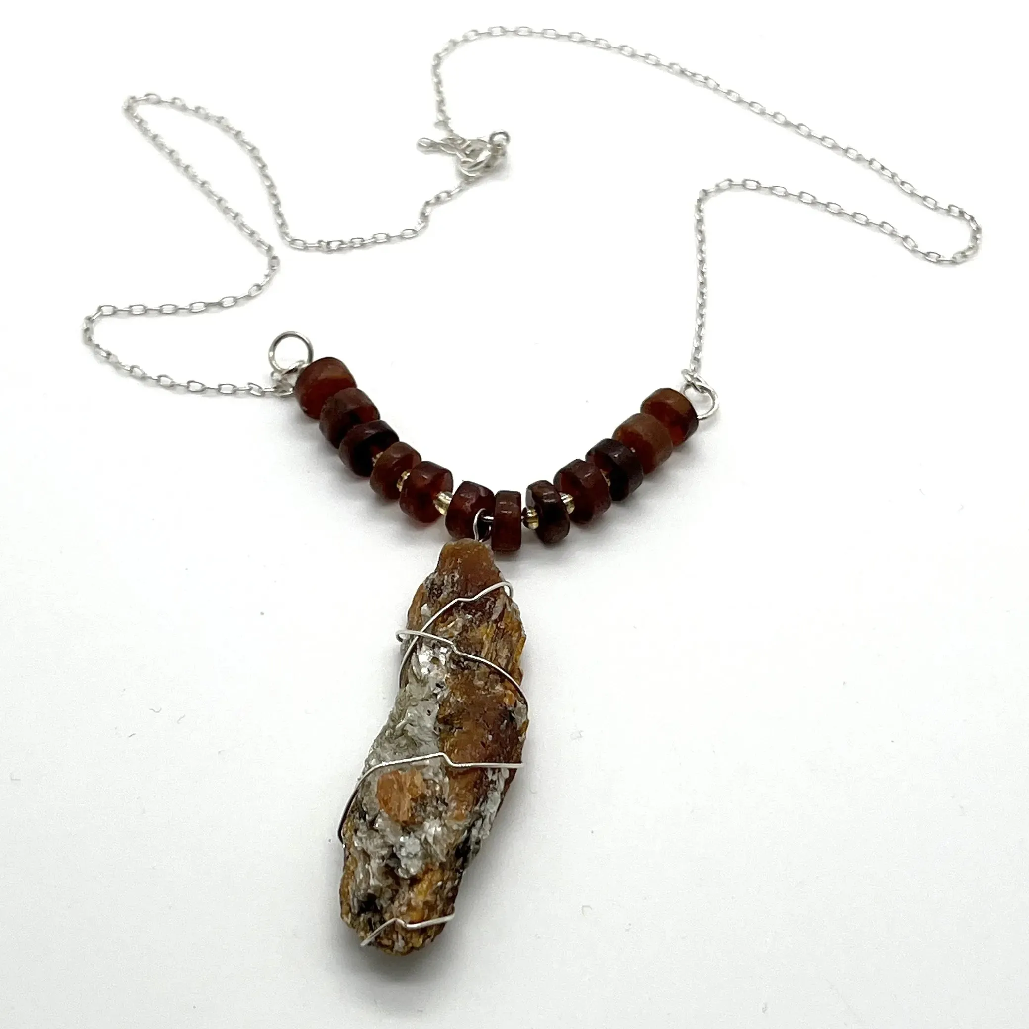 Orange Kyanite Necklace