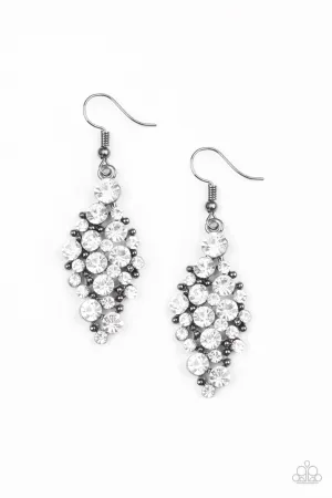 Paparazzi Cosmically Chic Black Fishhook Earrings