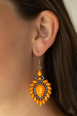 Paparazzi Earring ~ The LIONESS Den - Orange