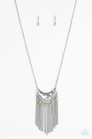 Paparazzi Necklace ~ Desert Trance - Green