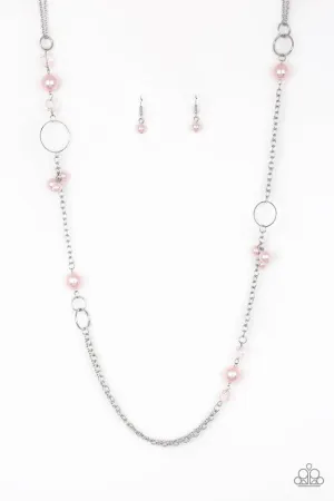 Paparazzi Necklace ~ Pageant Princess - Pink