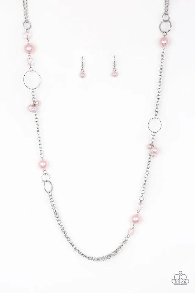 Paparazzi Necklace ~ Pageant Princess - Pink