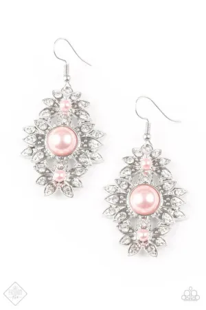 Paparazzi Rome Romance Orange Fishhook Earrings  - Fashion Fix Glimpses of Malibu July 2018