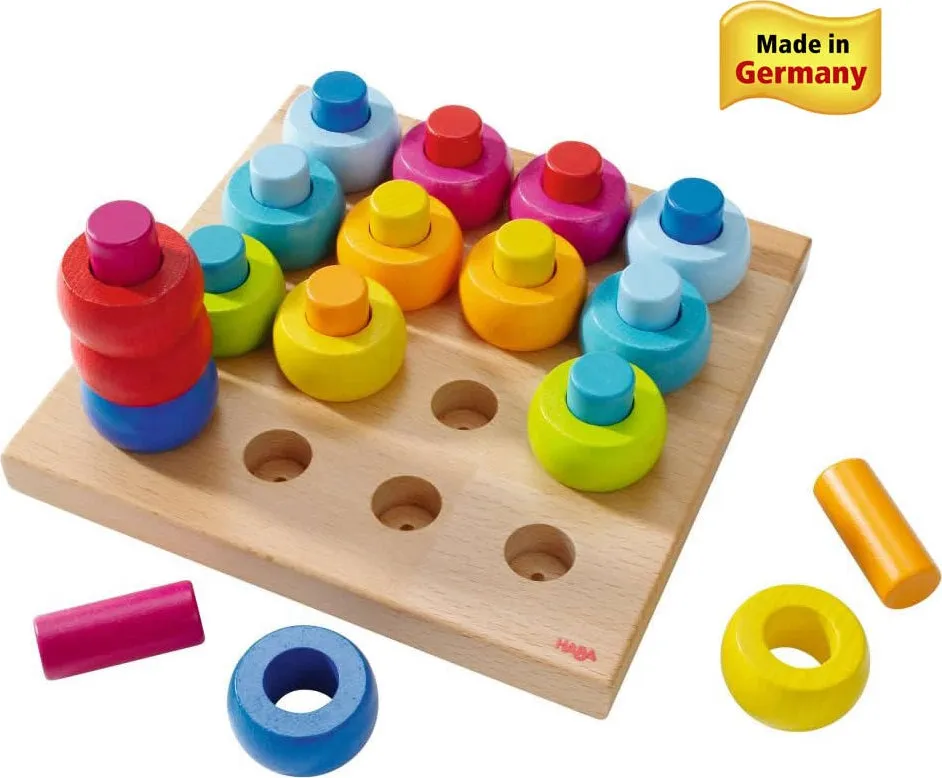 Pegging Game Rainbow Whirls