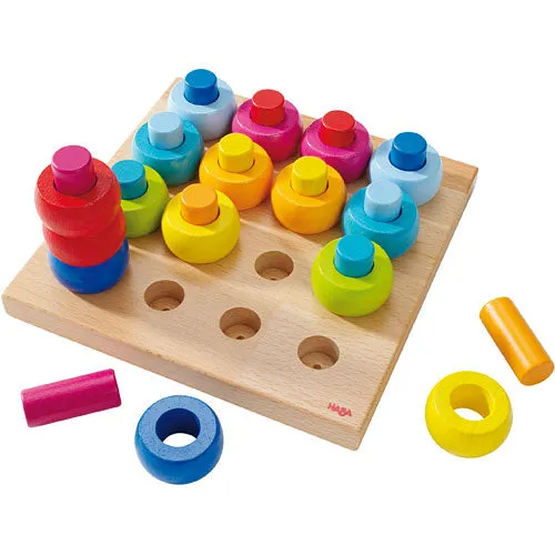 Pegging Game Rainbow Whirls