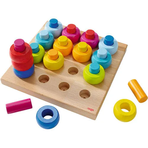Pegging Game Rainbow Whirls