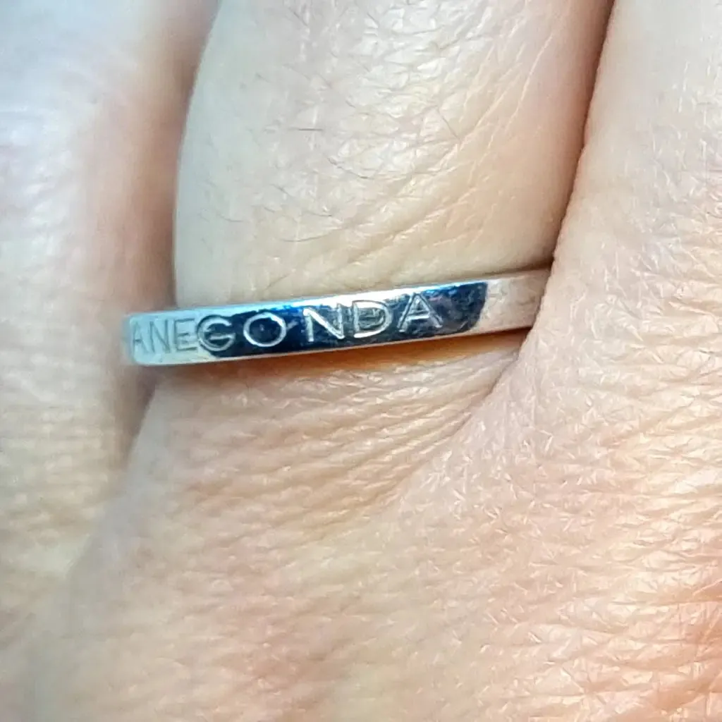 Pianegonda ring in 925 silver. Circa xx. Ancient and modern jewelry.