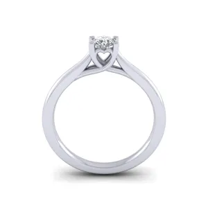 Platinum 0.25ct Diamond 'Cariad' Solitaire Engagement Ring.