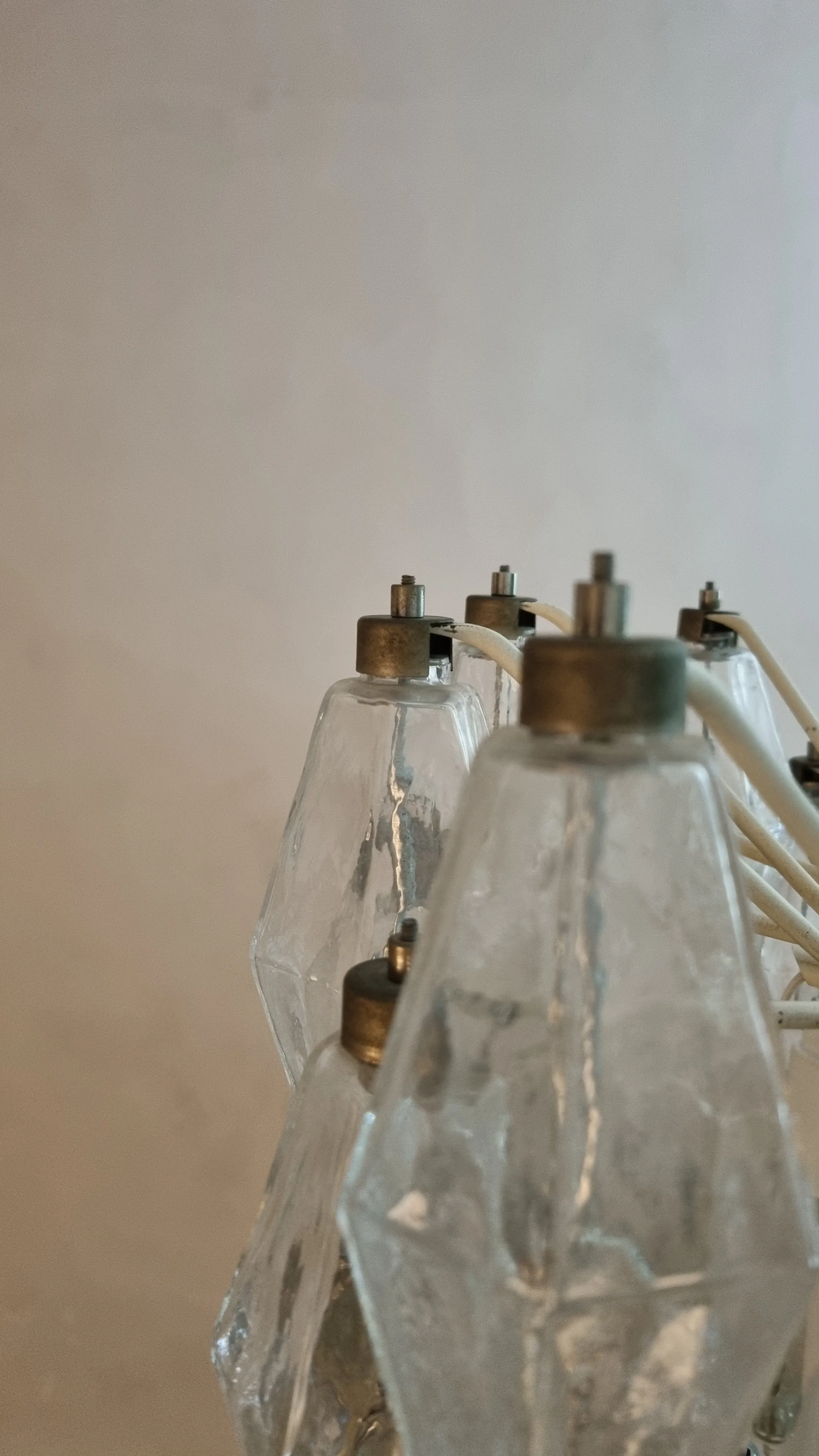 Poliedri Pendant Lamp by Carlo Scarpa for Venini