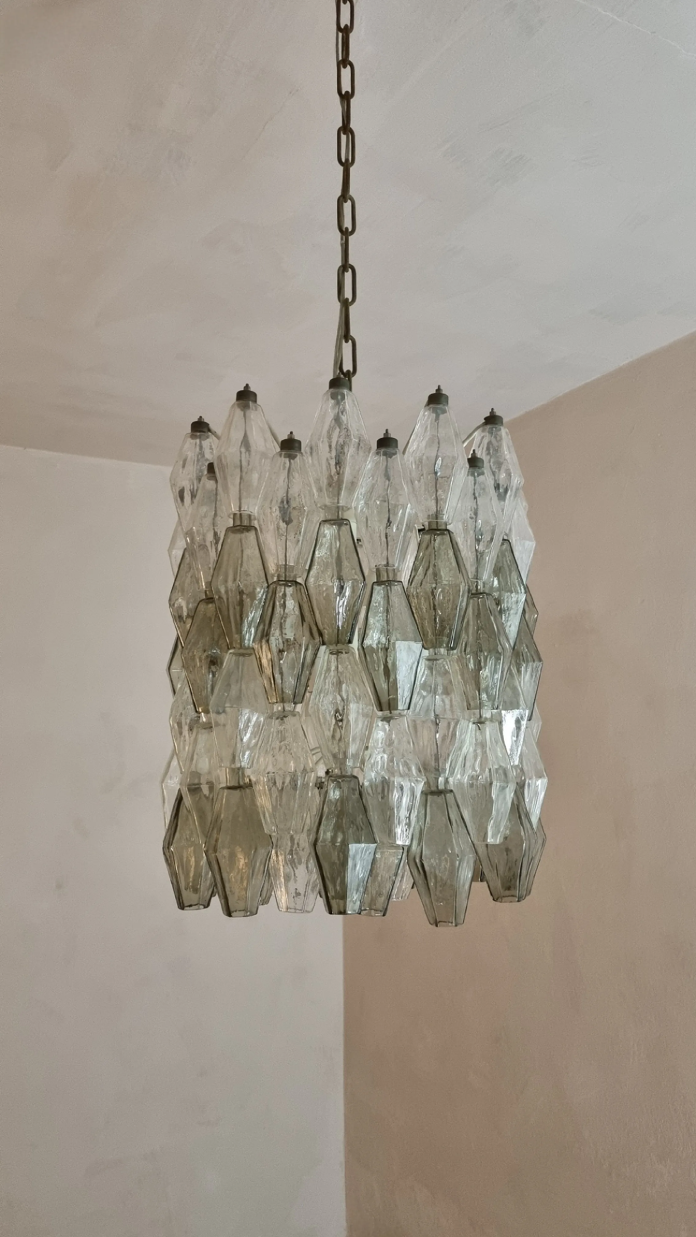 Poliedri Pendant Lamp by Carlo Scarpa for Venini
