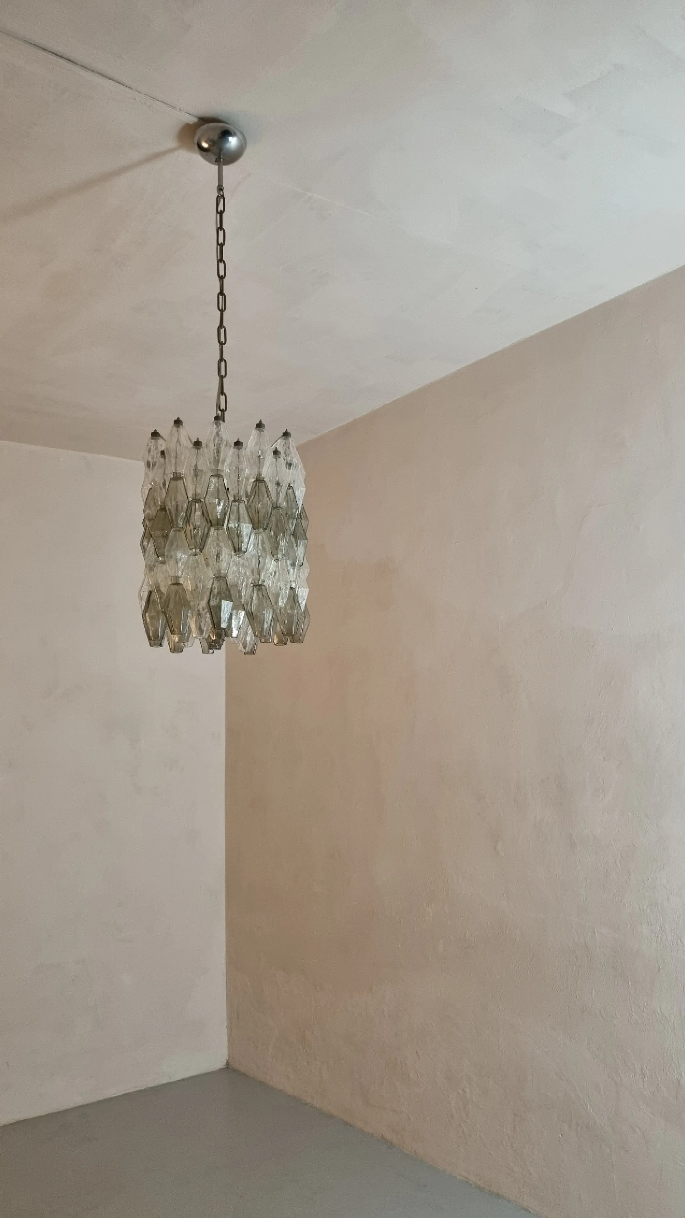 Poliedri Pendant Lamp by Carlo Scarpa for Venini