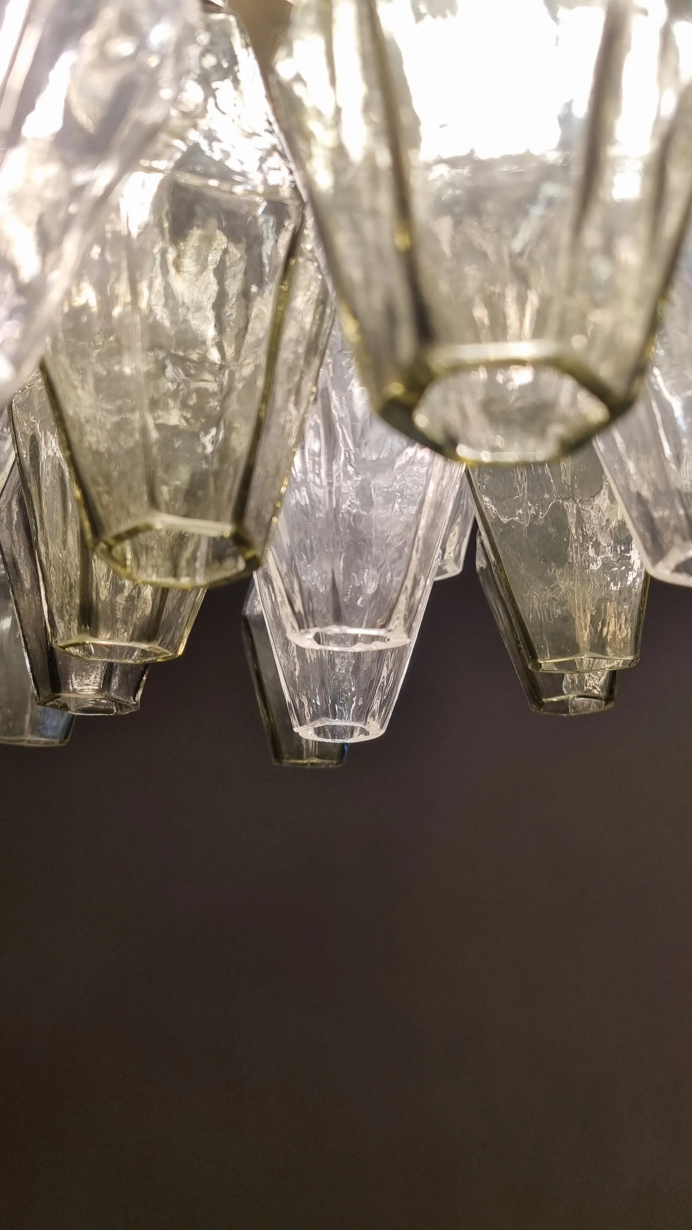Poliedri Pendant Lamp by Carlo Scarpa for Venini