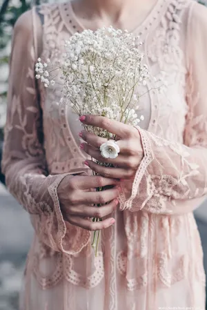 Porcelain Plum Blossom Statement Ring