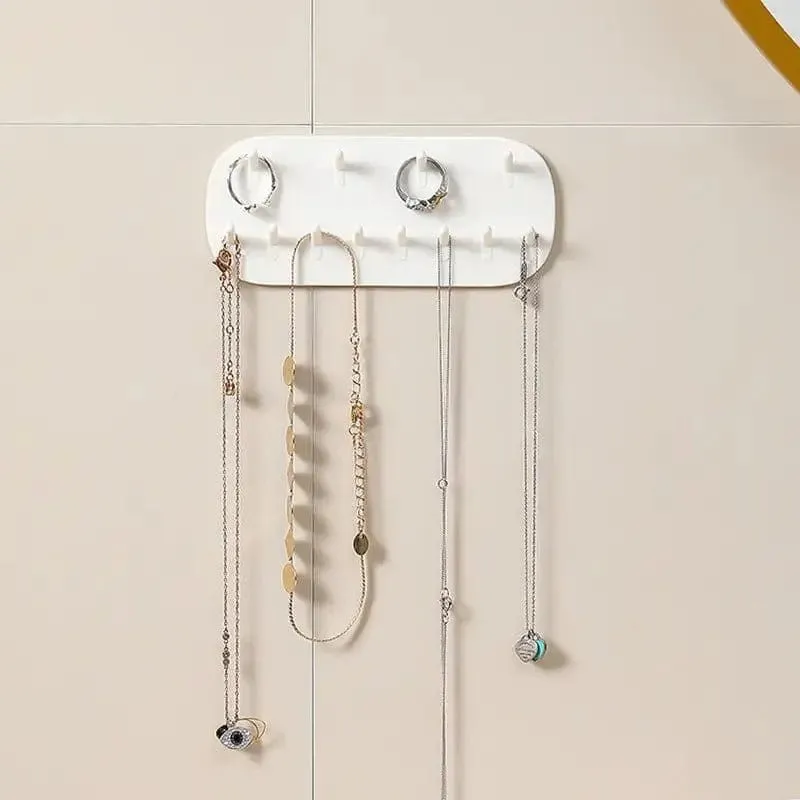 Portable Jewellery Organizer - Travel-Friendly Ring, Necklace, and Earring Storage Box Pink