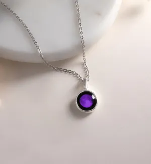 Purple Moon Sky Light in Stainless Steel