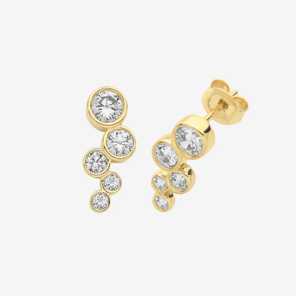 Raindrops Earrings | 9ct Gold