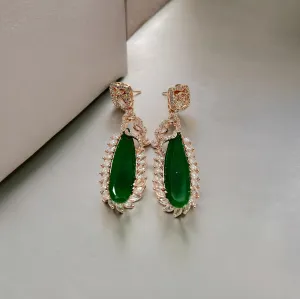Regal Azure Glimmer Earrings