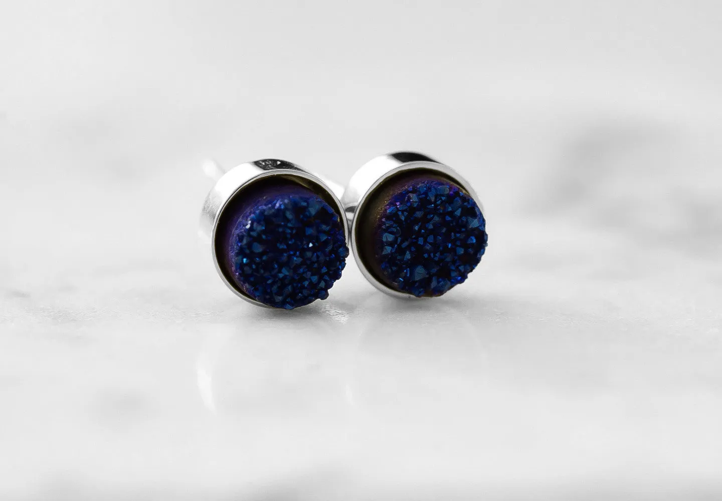 Regal Collection - Silver Phoenix Cosmic Stud Earrings