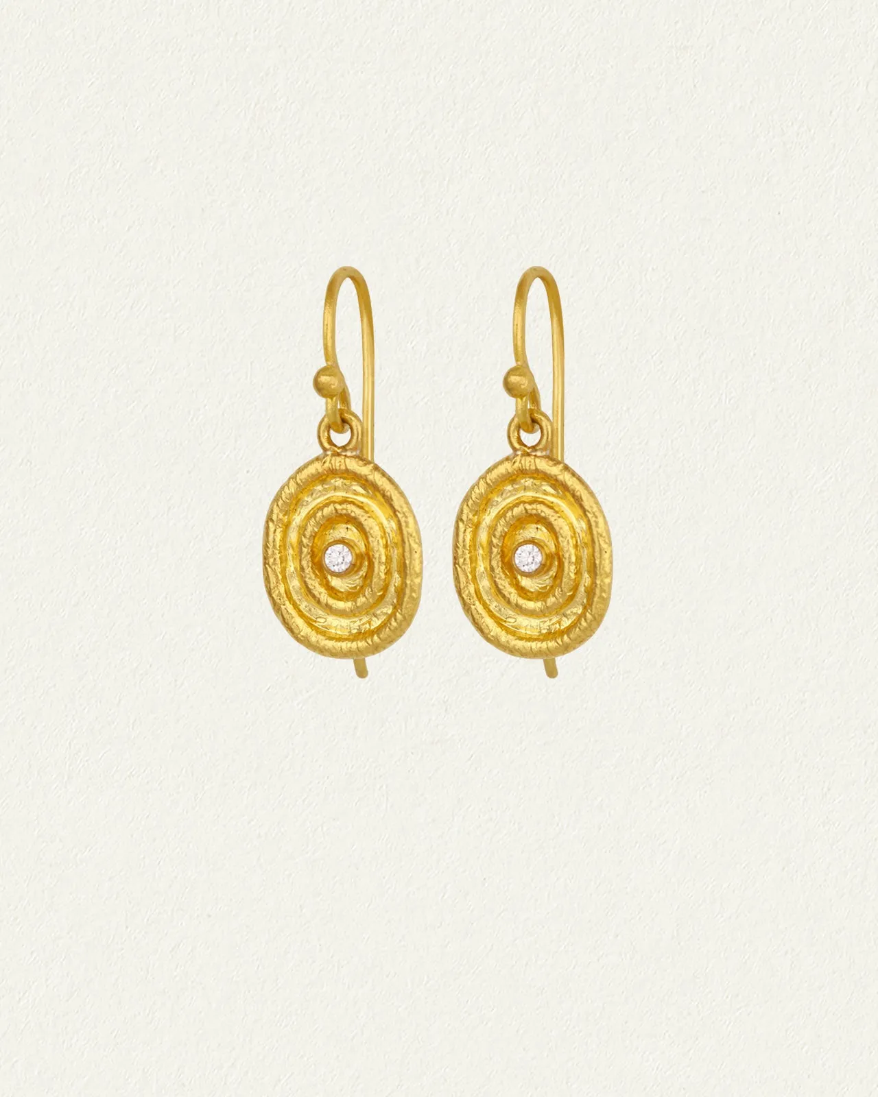 Reign Earrings Diamond Solid Gold
