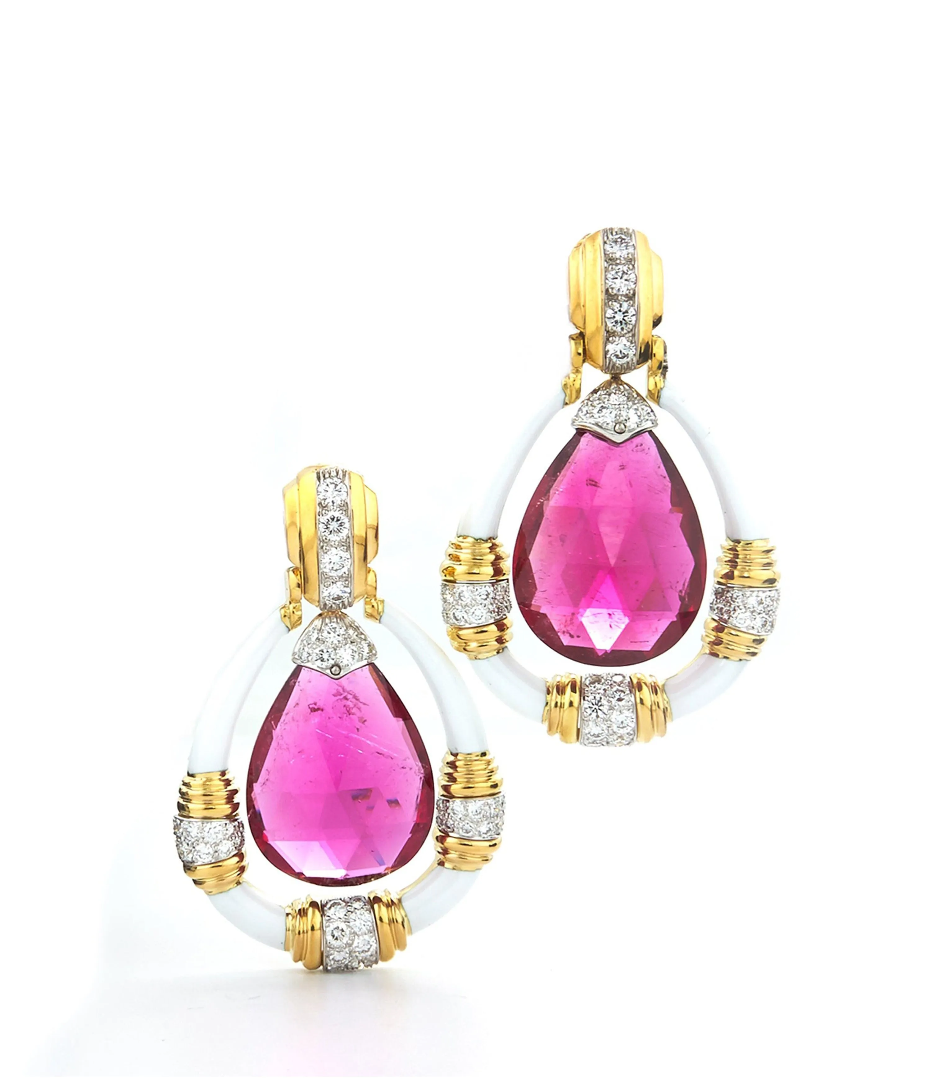 Rubellite Earrings