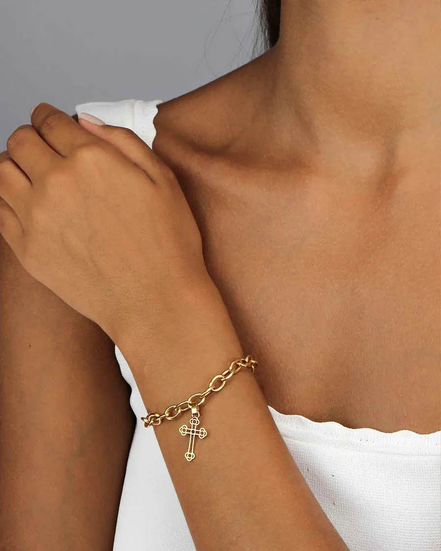 Salib Pendant, Gold