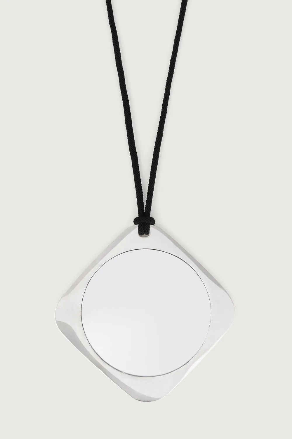 SILVER MIRROR NECKLACE
