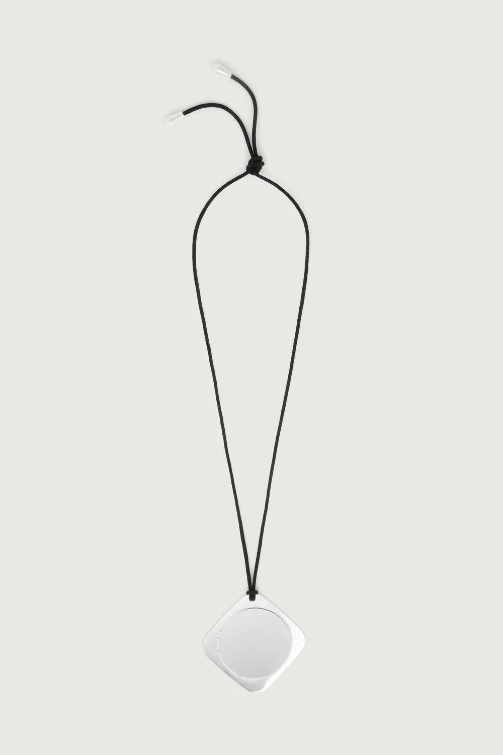 SILVER MIRROR NECKLACE