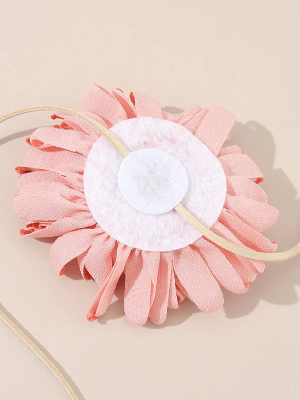 Solid Color Three-Dimensional Flower Tied Necklaces Accessories