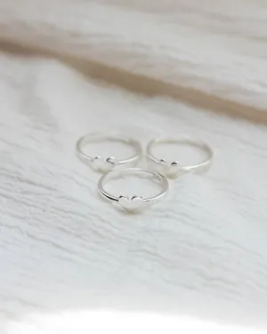 SS Heart ring