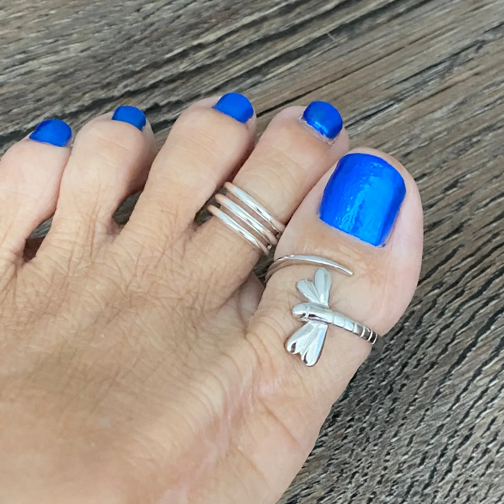 Sterling Silver Beautiful Dragonfly Ring, Silver Ring, Boho Ring, Spirit Ring