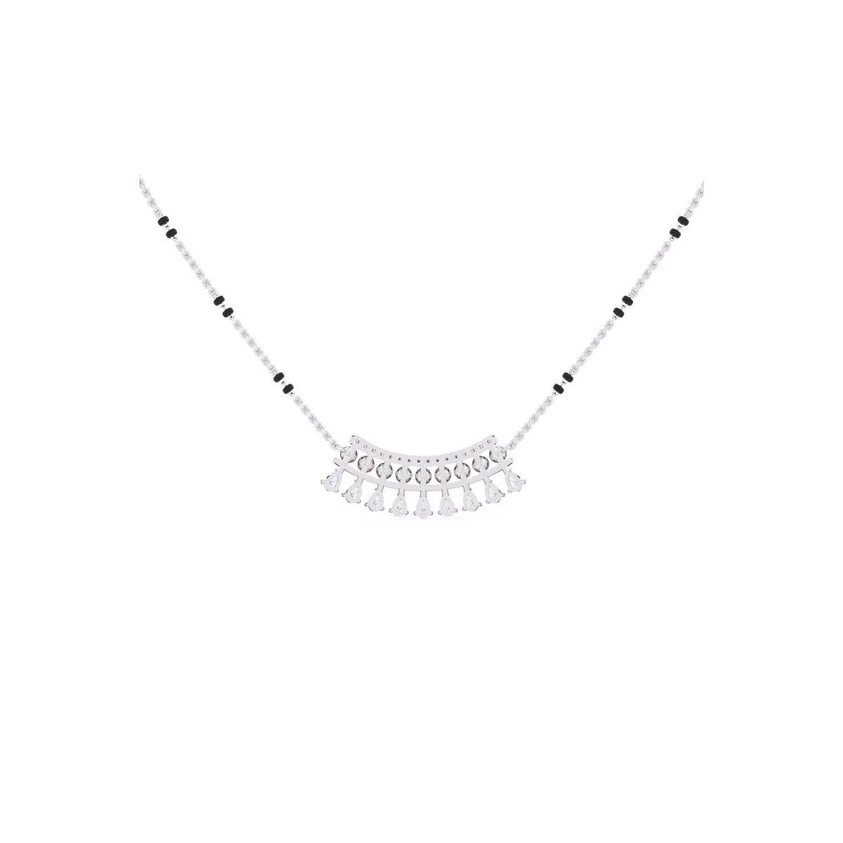 Stylish Cluster Lab Grown Mangalsutra