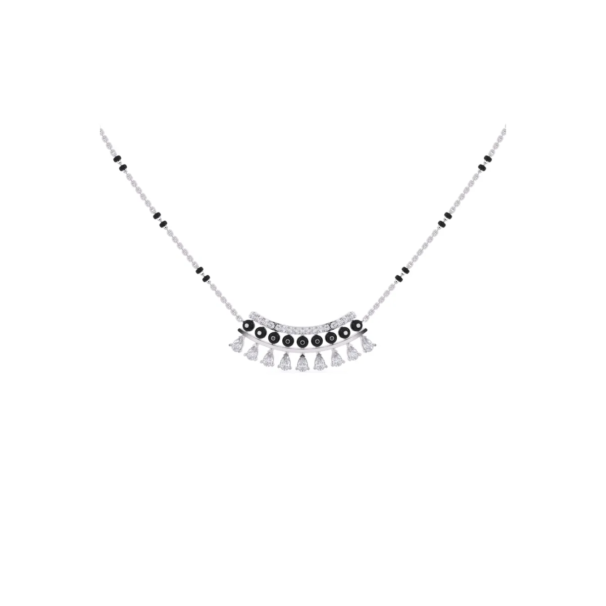 Stylish Cluster Lab Grown Mangalsutra
