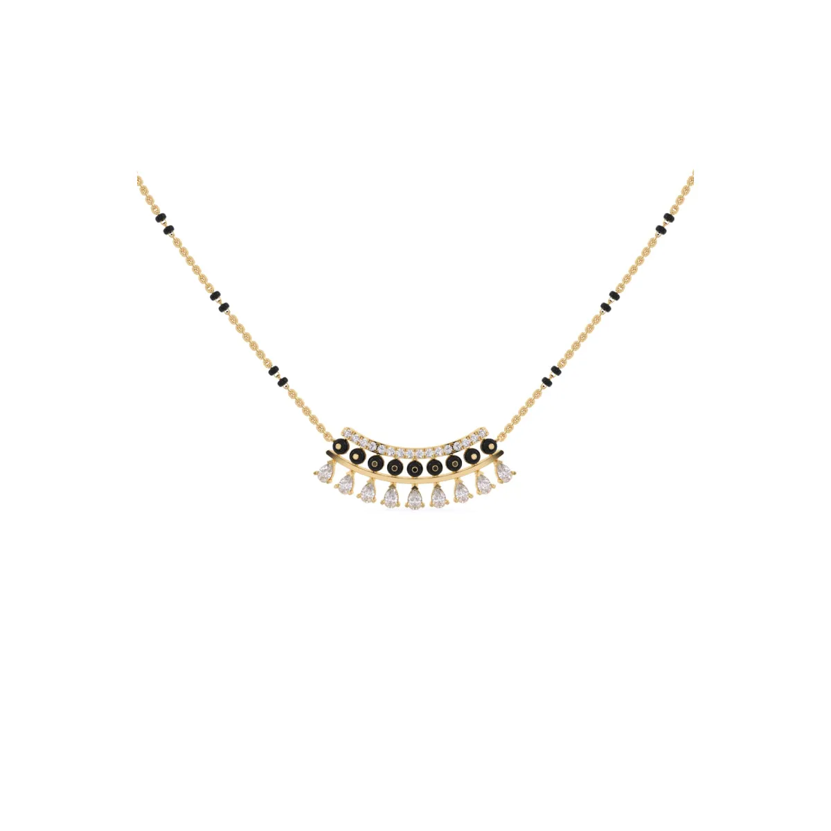 Stylish Cluster Lab Grown Mangalsutra