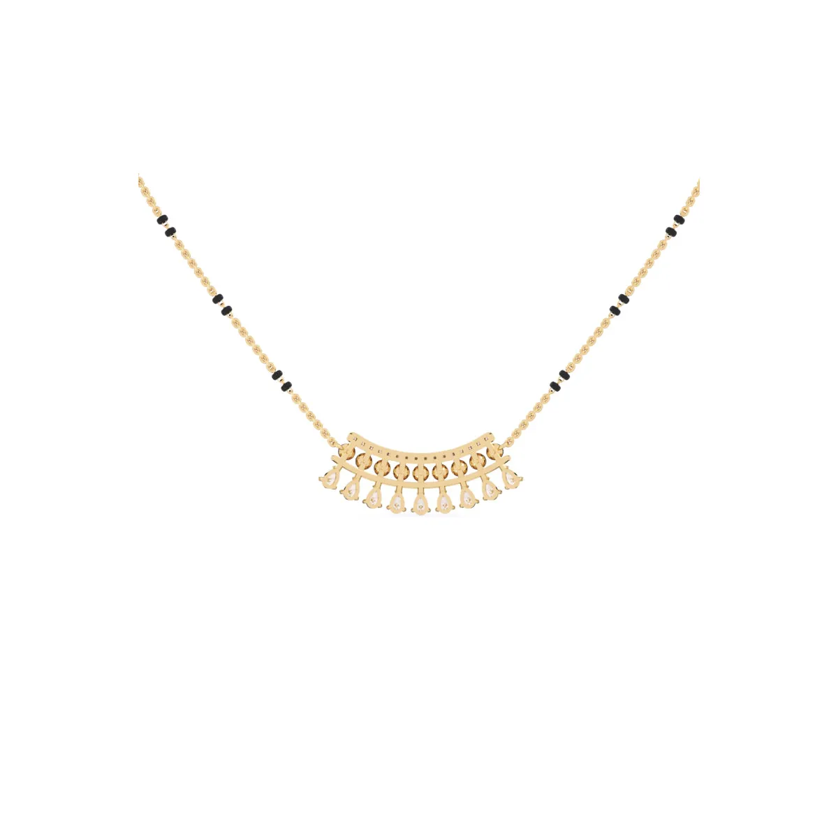 Stylish Cluster Lab Grown Mangalsutra