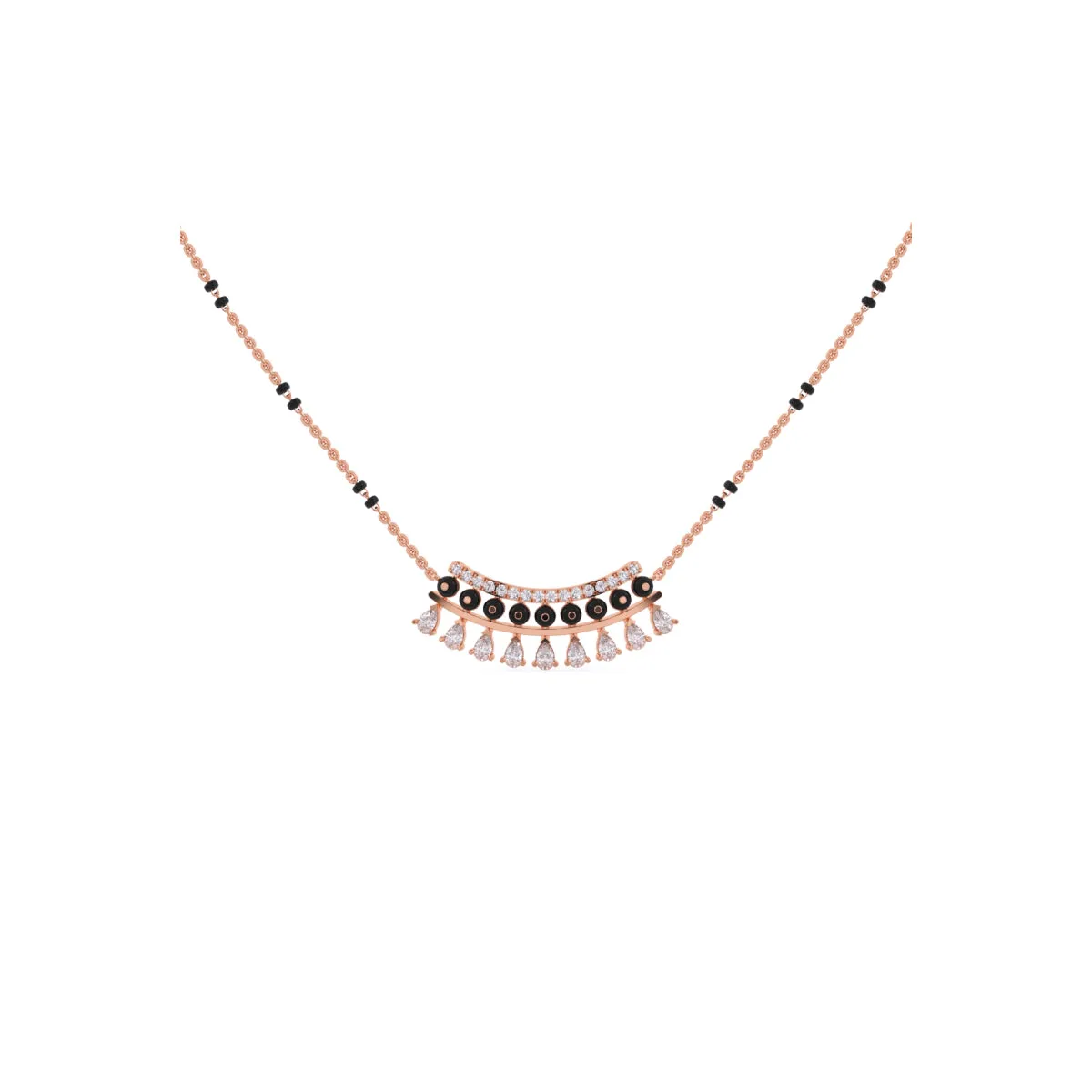 Stylish Cluster Lab Grown Mangalsutra