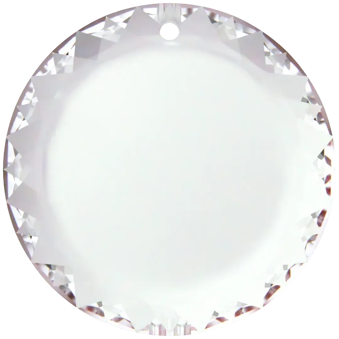 Swarovski Pendants Flat Disc (6049) Crystal